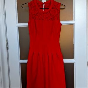 Red holiday party dress 🎄